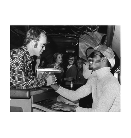 Gruen Elton John & Stevie Wonder, 1975 by Bob Gruen