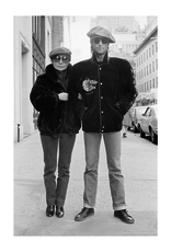 Gruen John Lennon and Yoko Ono on 44th Street, NYC 1980 by Bob Gruen