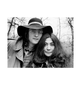 Gruen John Lennon and Yoko Ono, Central Park, NYC,  1973 by Bob Gruen