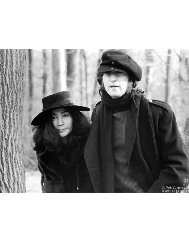 Gruen John Lennon and Yoko Ono, Greenwich, CT, 1973 by Bob Gruen