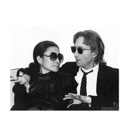 Gruen John Lennon and Yoko Ono, Hit Factory, NYC 1980 by Bob Gruen