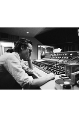 Gruen John Lennon sitting at control board, Hit Factory, NYC 1980 by Bob Gruen