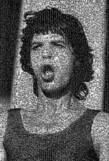 Goldsmith Rock Mosaic: Mick Jagger, 1982 by Lynn Goldsmith