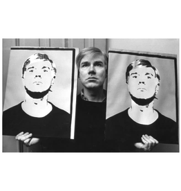 Heyman Andy Warhol with Portraits, 1964 by Ken Heyman