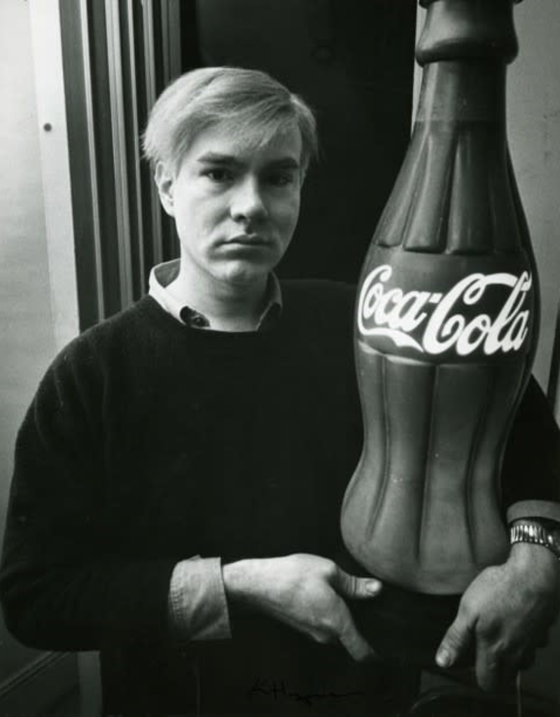 Heyman Andy Warhol with Coke Bottle, 1964 by Ken Heyman