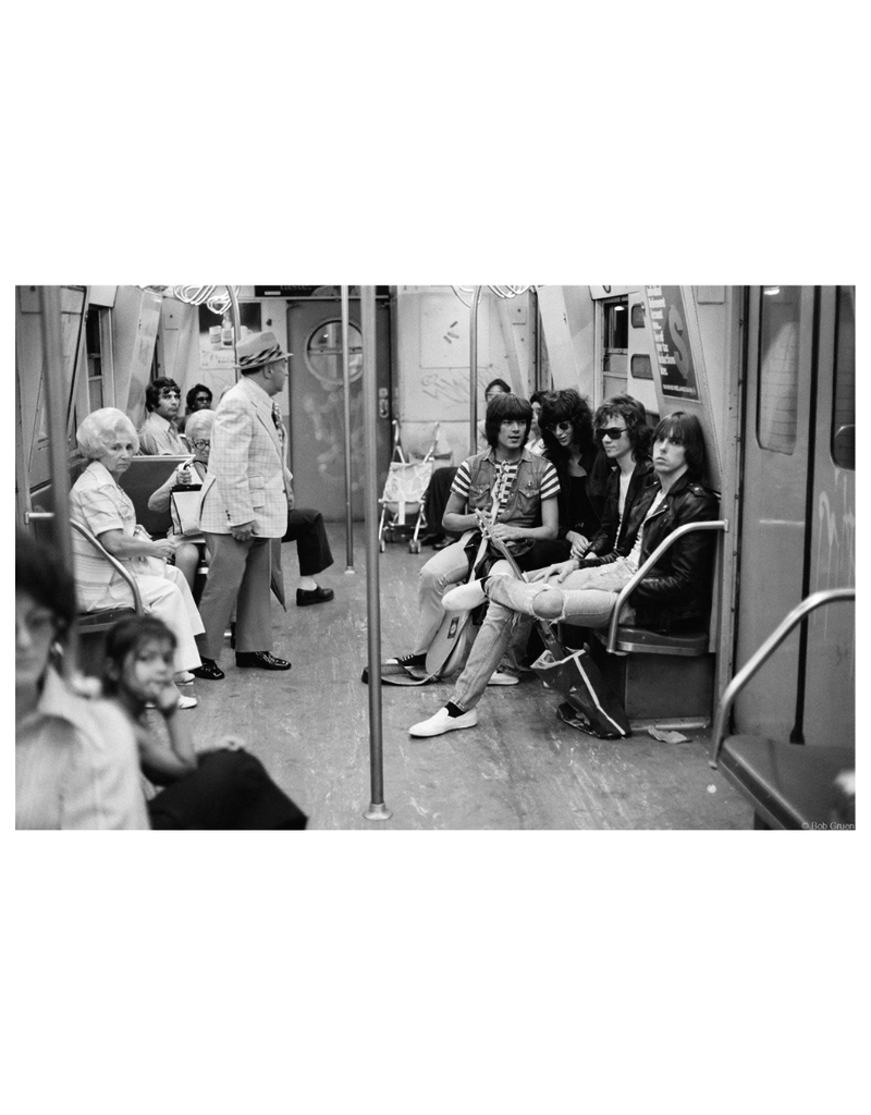Gruen Ramones, NYC 1975 by Bob Gruen
