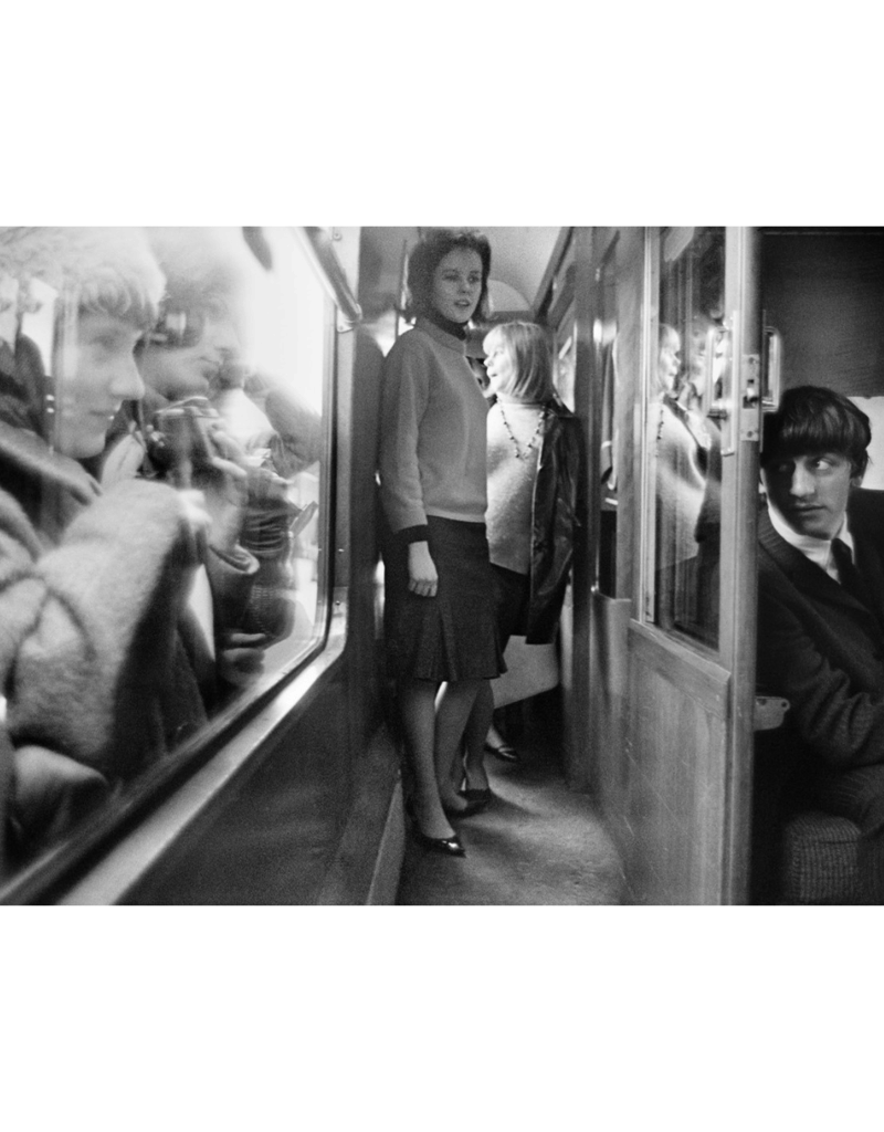 Magnum Ringo Star on the train, UK, 1964 (FRAMED) by David Hurn