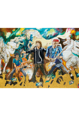 Wood Electric Horses by Ronnie Wood