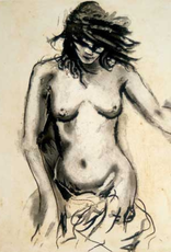 Wood Nude Study by Ronnie Wood