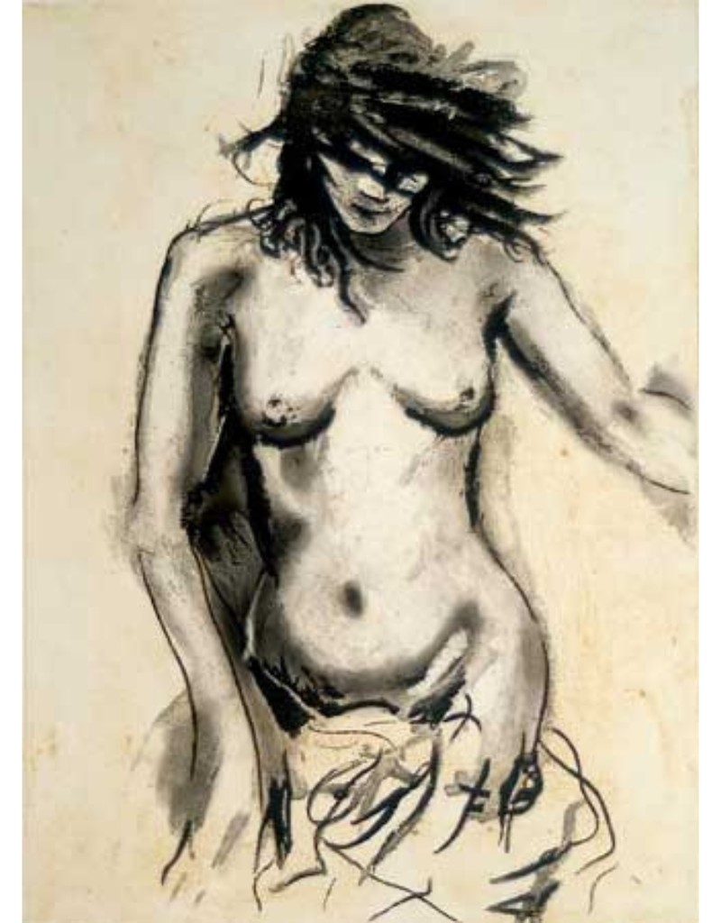 Wood Nude Study by Ronnie Wood