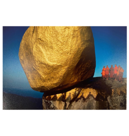 Magnum The Golden Rock at Shwe Pyi Daw, Kyaiktiyo, Myanmar 1978 (FRAMED) by Hiroji Kubota