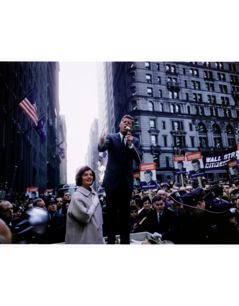 Magnum JFK during a campaign event. New York City, USA 1960 (FRAMED) by Cornell Capa