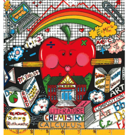 Fazzino An Apple a Day Makes School OK DX by Charles Fazzino