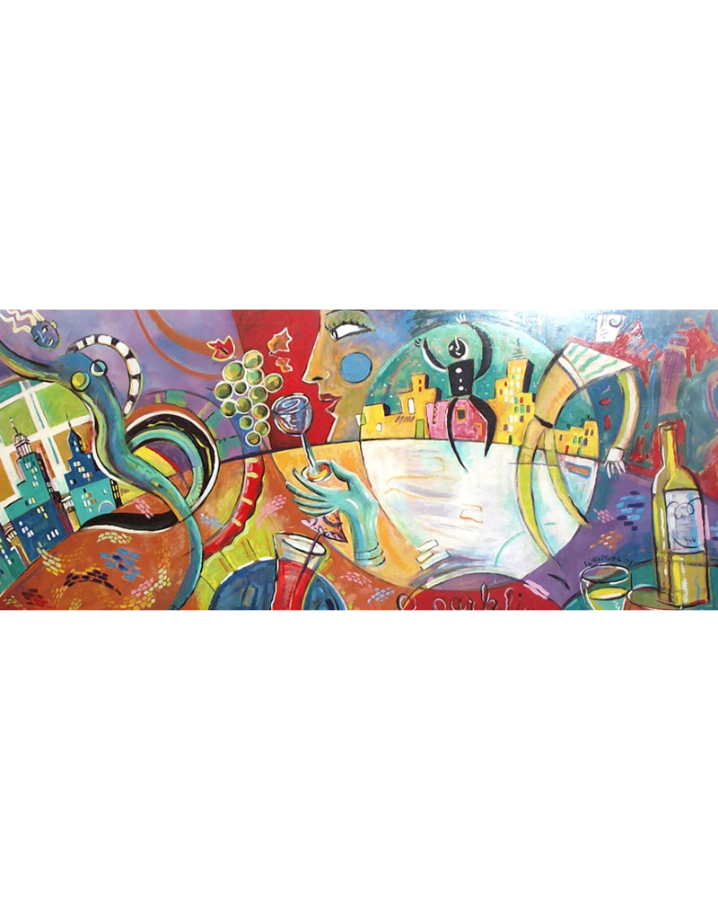 Leventhal Sparkling Mural by Ian Leventhal (Original)