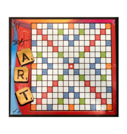 Keifer Scrabble "Art" Board by Jim and Kathleen Keifer (Original)