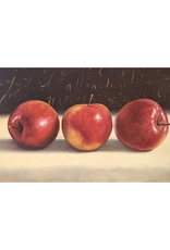 Vasiljevic Three Red Apples by Miljan Vasiljevic (Original)
