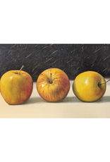 Vasiljevic Three Red-Yellow Apples by Miljan Vasiljevic (Original)