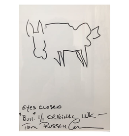Russell Bull, With My Eyes Closed by Tom Russell (Original)