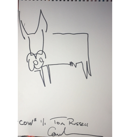 Russell Cow, With My Eyes Closed by Tom Russell (Original)