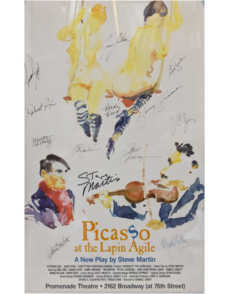 Poster Picasso at the Lapin Agile (Signed Poster)