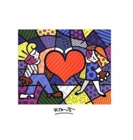 Britto Heart Kids by Romero Britto (Signed Poster)