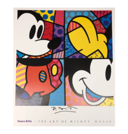 Britto Mickey by Romero Britto (Signed Poster)