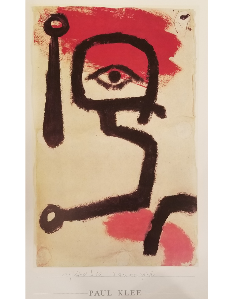 Klee Paukenspieler by Paul Klee (Poster)