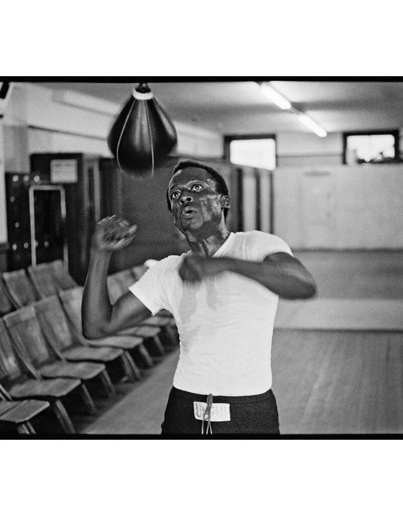 Craig Miles Davis - Gleason’s Gym, NYC, 1970 by Glen Craig