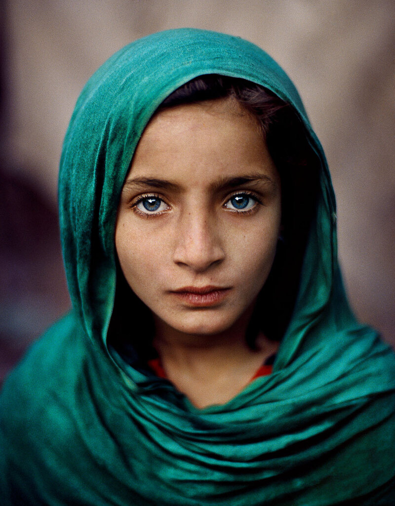 Magnum Afghan refugee -  Peshawar, Pakistan, 2002 (FRAMED) by Steve McCurry