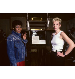 Goldsmith Aretha Franklin & Annie Lennox In Studio, 1985 by Lynn Goldsmith
