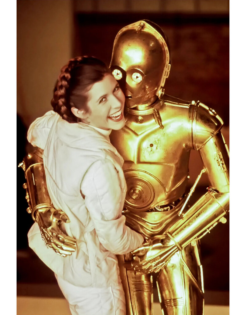Goldsmith Princess Leia and C-3PO 1979 by Lynn Goldsmith