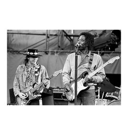 Goldsmith Stevie Ray Vaughan and Buddy Guy Performing by Lynn Goldsmith