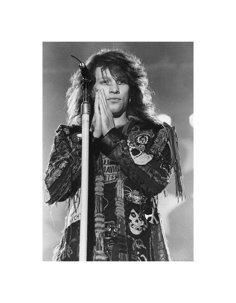 Gruen Jon Bon Jovi, Moscow 1989 by Bob Gruen