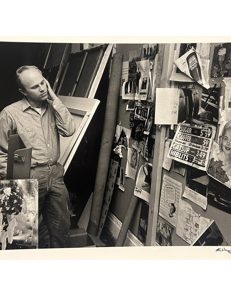 Heyman The Pop Artists: James Rosenquist in Studio, 1964 by Ken Heyman