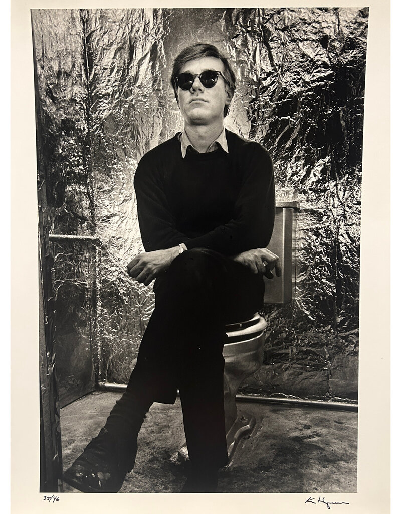 Heyman Andy Warhol on Throne, 1964 by Ken Heyman