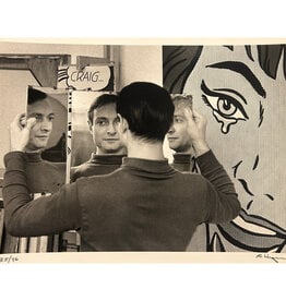 Heyman The Pop Artists: Roy Lichtenstein in Mirror, 1964 by Ken Heyman