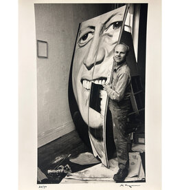 Heyman The Pop Artists: James Rosenquist in Studio 2, 1964 by Ken Heyman