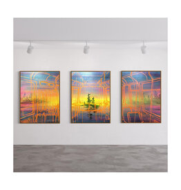 Ball Sunrise Triptych by Johnathan Ball