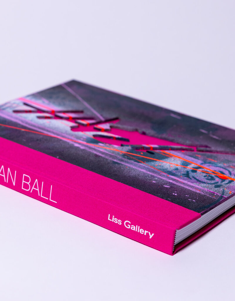 Ball Portfolio Book  - Hand Painted Cover and Original Sketch by Johnathan Ball
