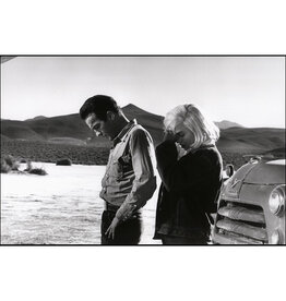 Arnold Marilyn Monroe and Montgomery Clift during filming of 'The Misfits' - USA,  Nevada, 1960 by Eve Arnold