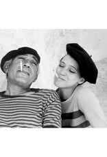 Arnold SPAIN. Mallorca. Anthony QUINN and Anna KARINA on the set of Guy Green's 'The Magus'. 1976 by Eve Arnold