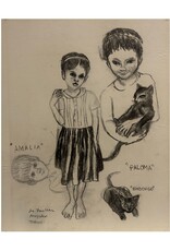 Lasker Amalia, Paloma, and Bindongo (Original) by Joe Lasker