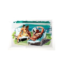 Fischl Poolside Loungers by Eric Fischl