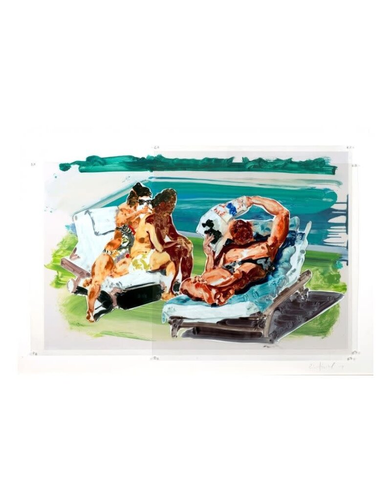 Fischl Poolside Loungers by Eric Fischl
