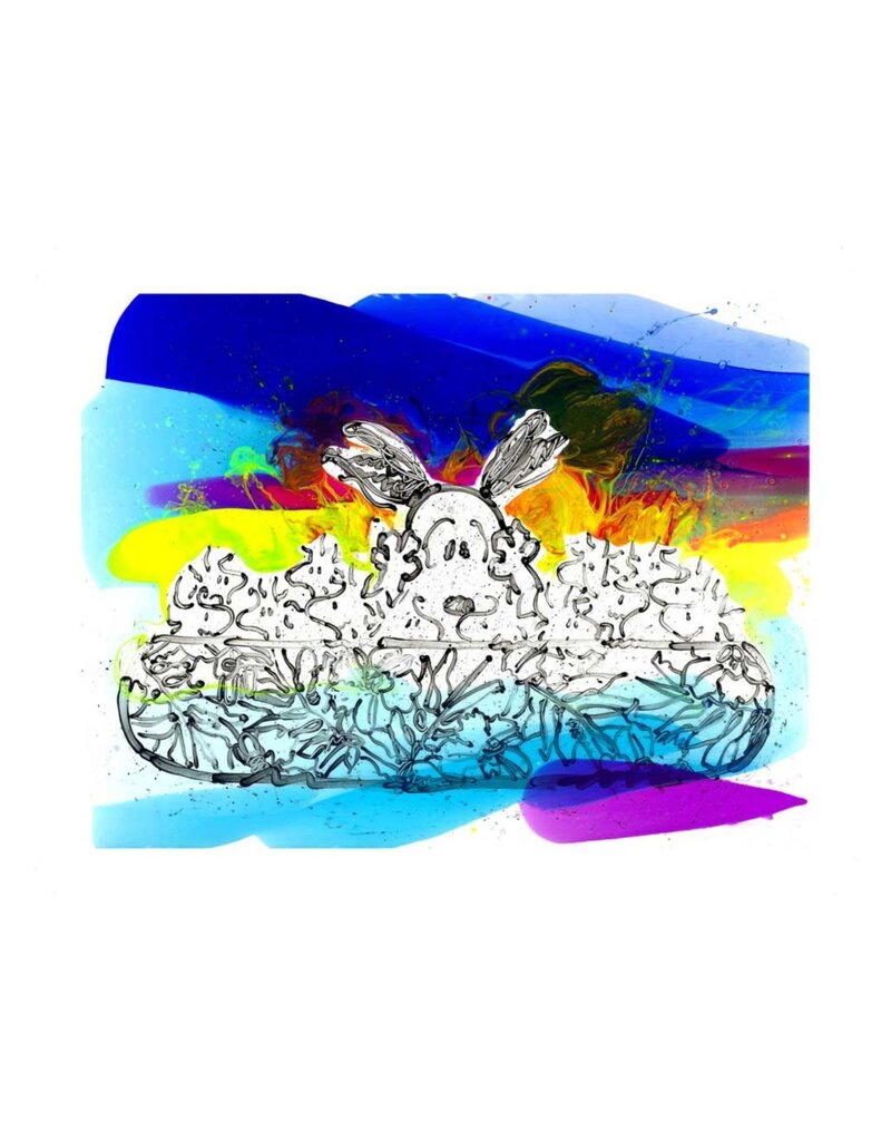 Everhart Floating with my Homies by Tom Everhart