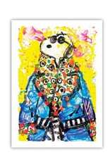 Everhart Wearing Jim Dine - Snoopy by Tom Everhart