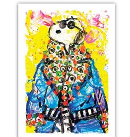 Everhart Wearing Jim Dine - Snoopy by Tom Everhart