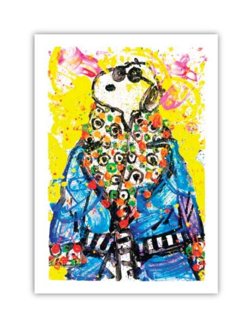 Everhart Wearing Jim Dine - Snoopy by Tom Everhart