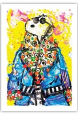 Everhart Wearing Jim Dine - Snoopy by Tom Everhart