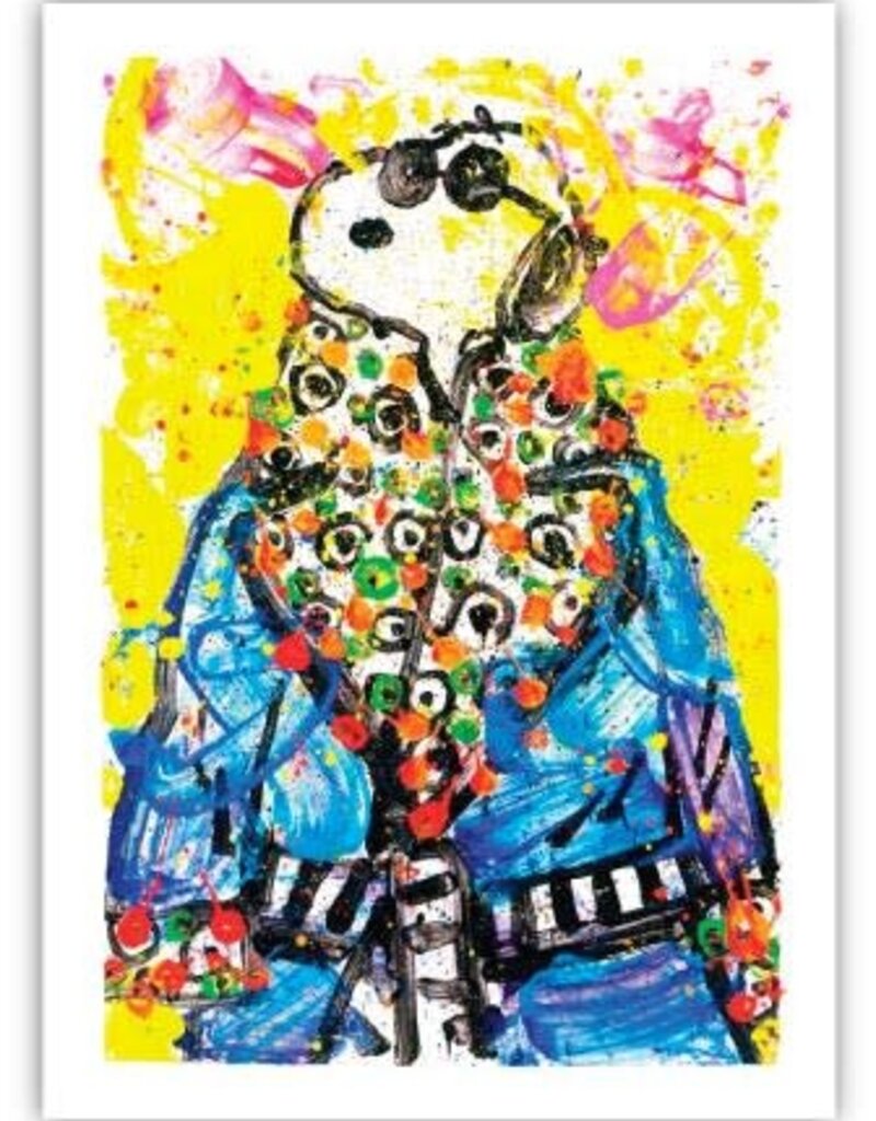 Everhart Wearing Jim Dine - Snoopy by Tom Everhart